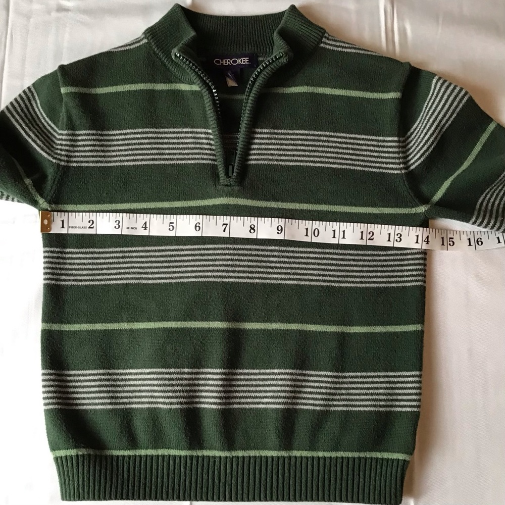 Cherokee Striped Long Sleeve Boy sweater Size 5. - Picture 9 of 12